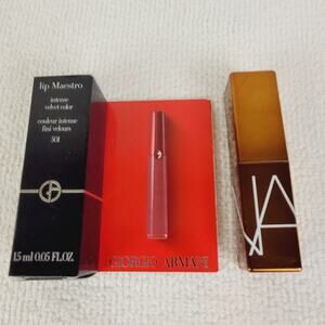 New Armani Lip Maestro and Nars lip balm minis bundle